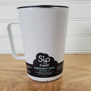 S'well Sip White Takeaway Mug